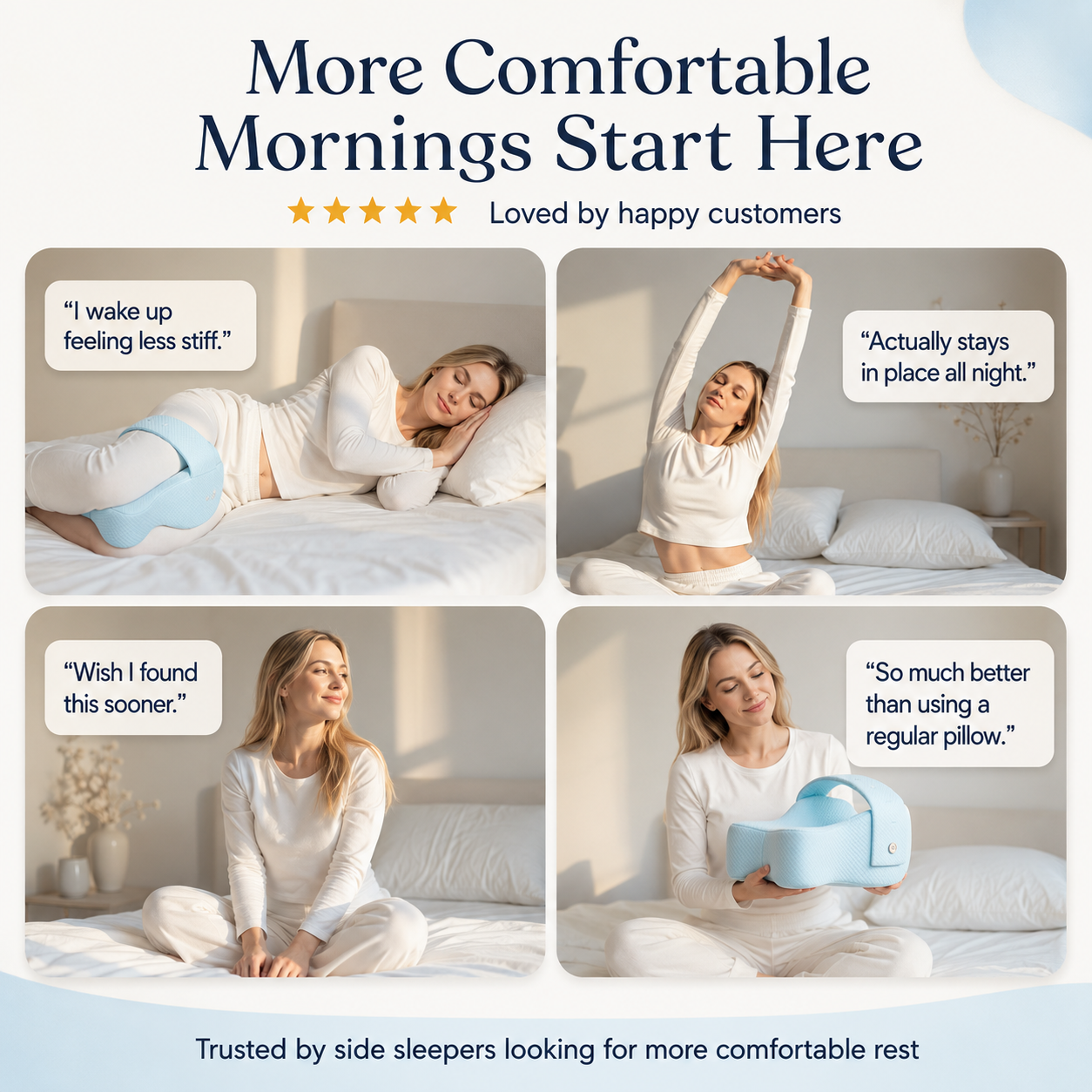 DreamAlign™ Side Sleeper Knee Pillow