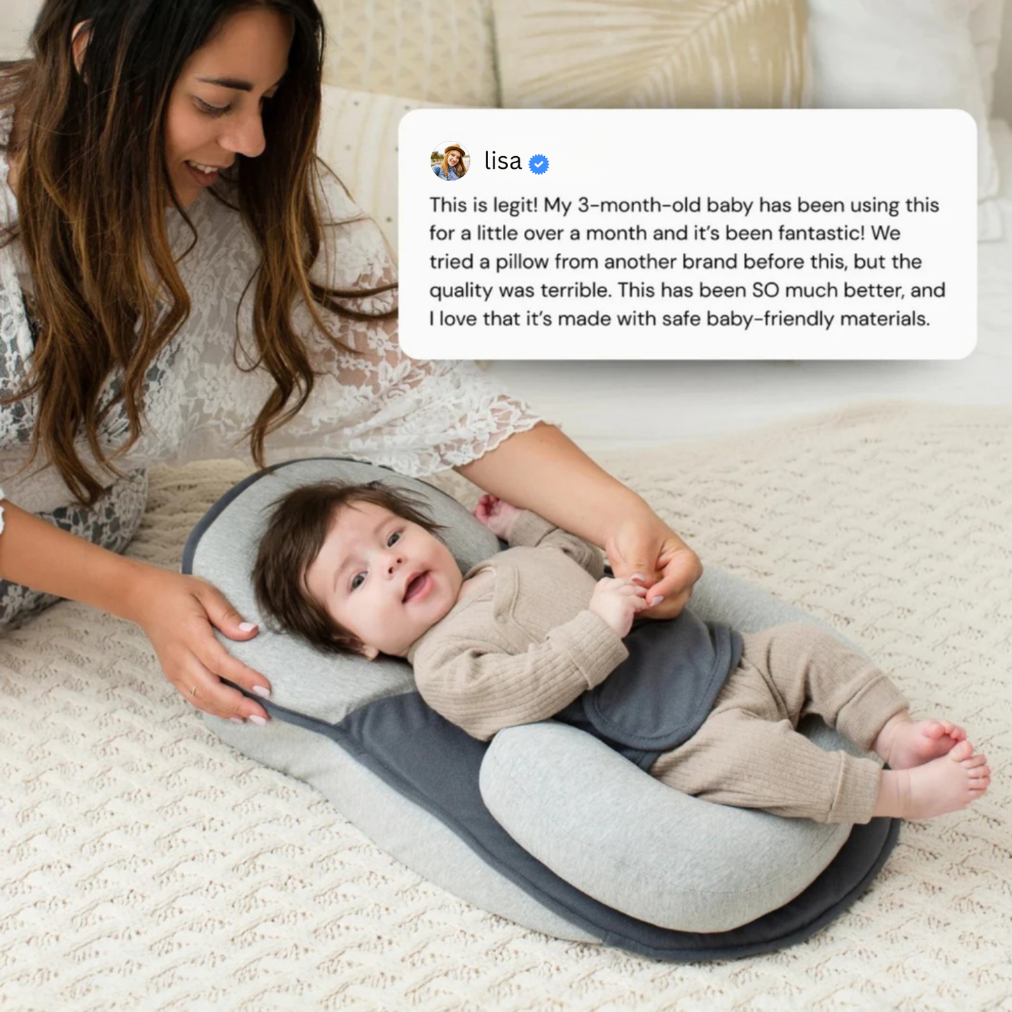 Cozy Baby Ramp Pillow
