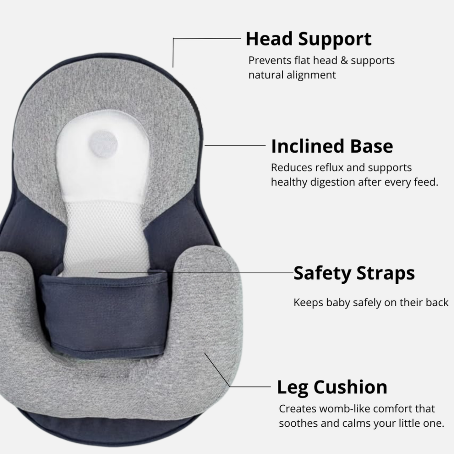 Cozy Baby Ramp Pillow